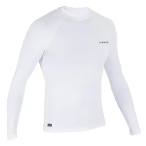 100 Men's Long Sleeve UV Protection Surfing Top T-Shirt