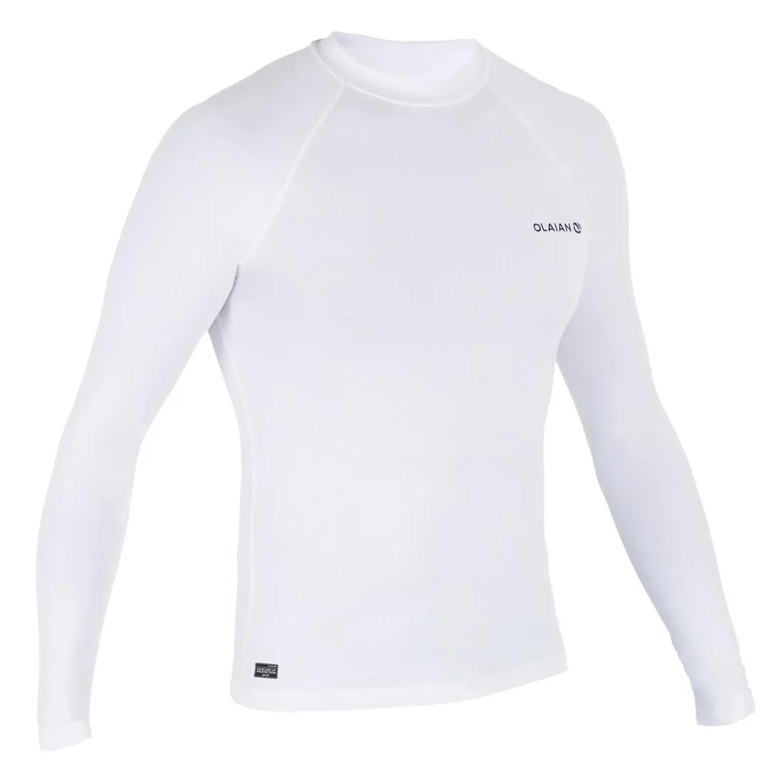 100 Men's Long Sleeve UV Protection Surfing Top T-Shirt