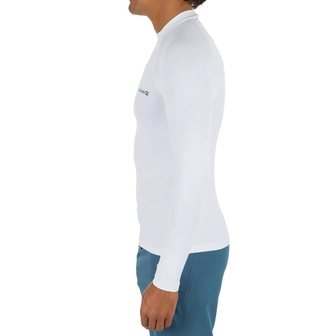 100 Men's Long Sleeve UV Protection Surfing Top T-Shirt