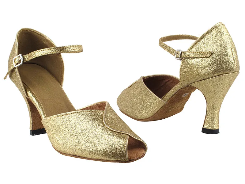 6028 125 Gold Stardust_Gold PU Trim