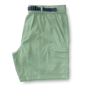 7" On The Fly Performance Short - Rowing Green