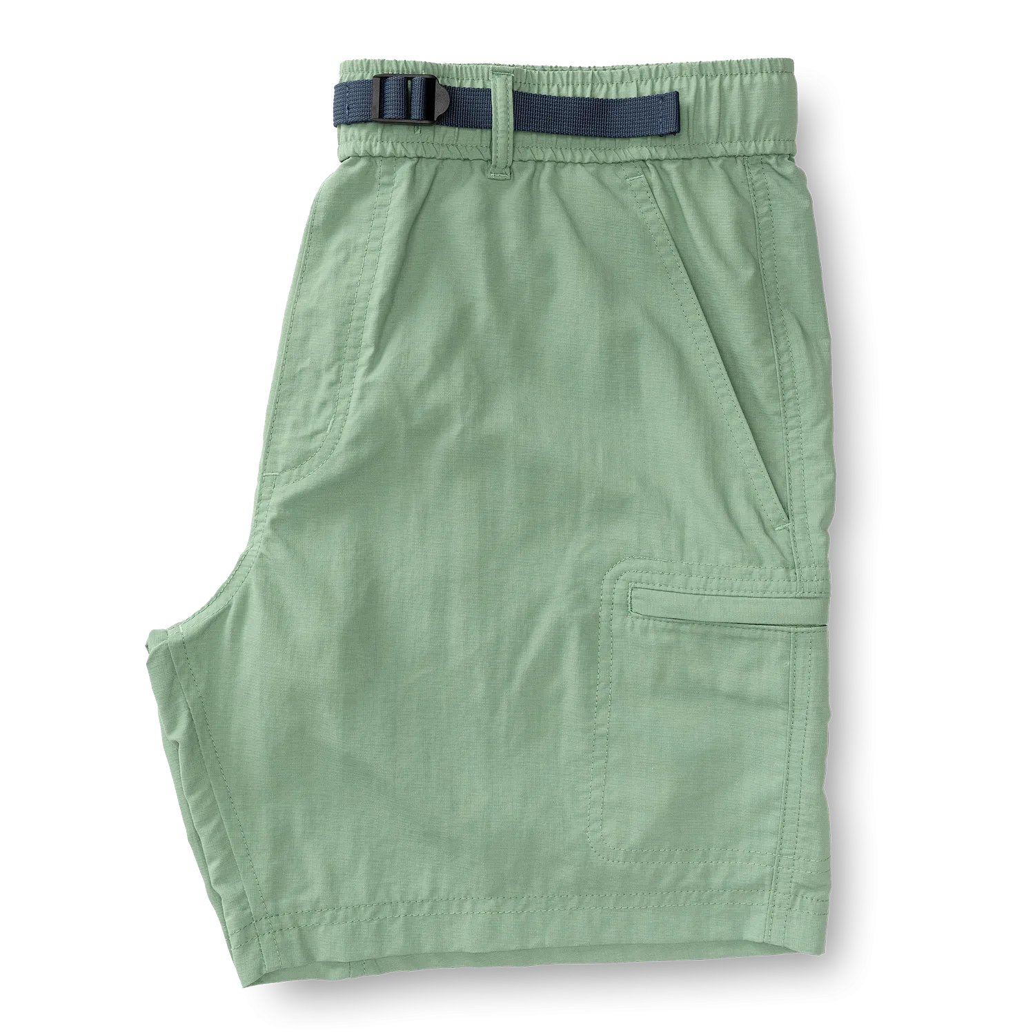7" On The Fly Performance Short - Rowing Green