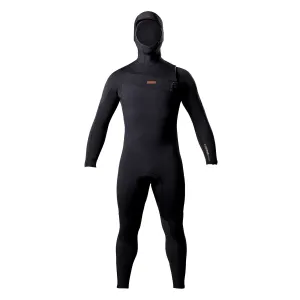 Adelio Connor 5/4 Deluxe Hooded Black Steamer Wetsuit