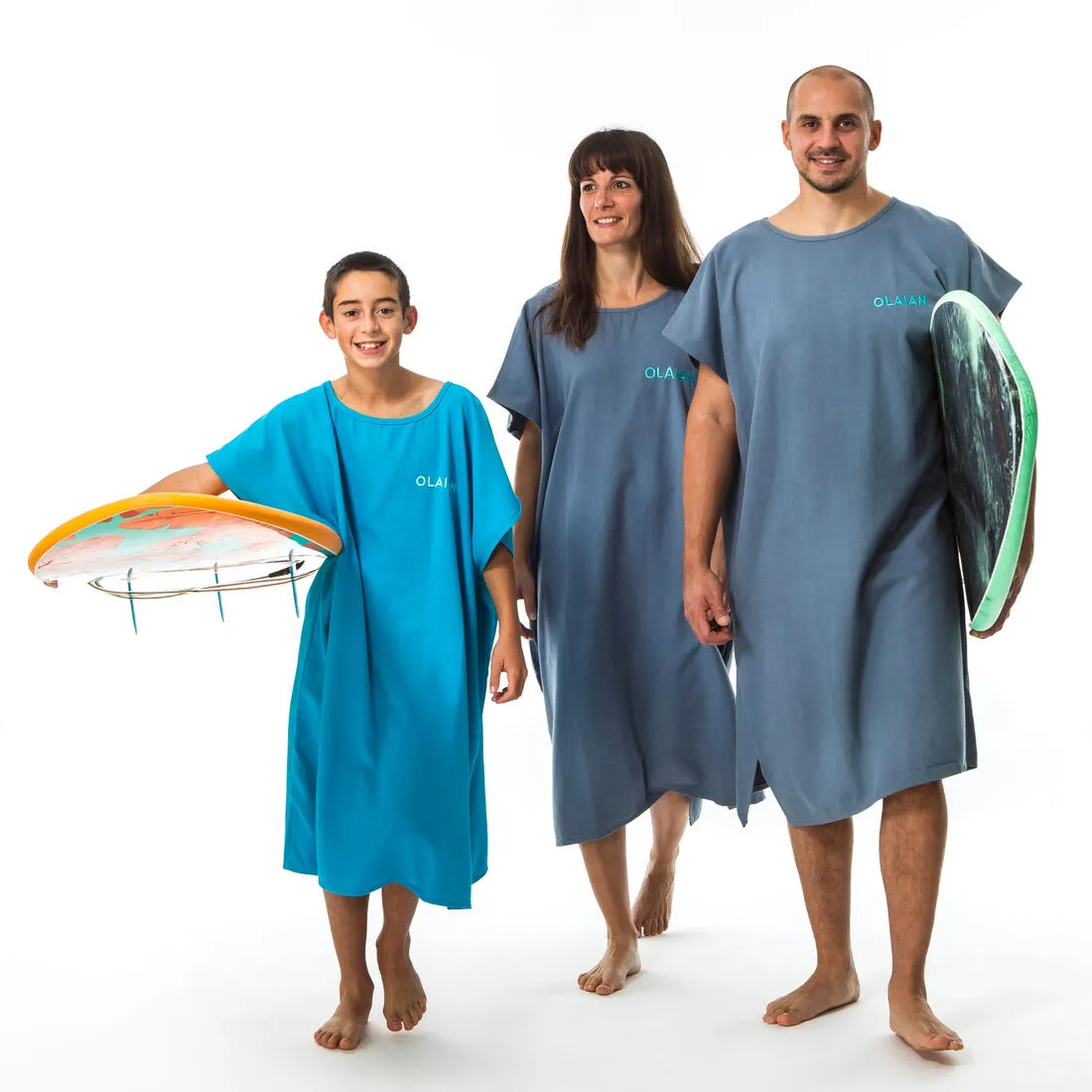 Adult Surf Poncho - 100 mottled grey