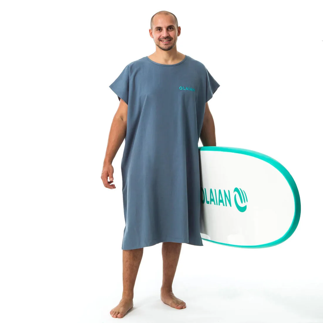 Adult Surf Poncho - 100 mottled grey