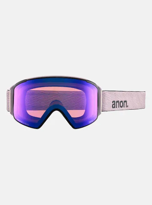 Anon M4S Cylindrical Goggles & MFI Face Mask & Spare Lens Elderberry / Perceive Sun Onyx Lens