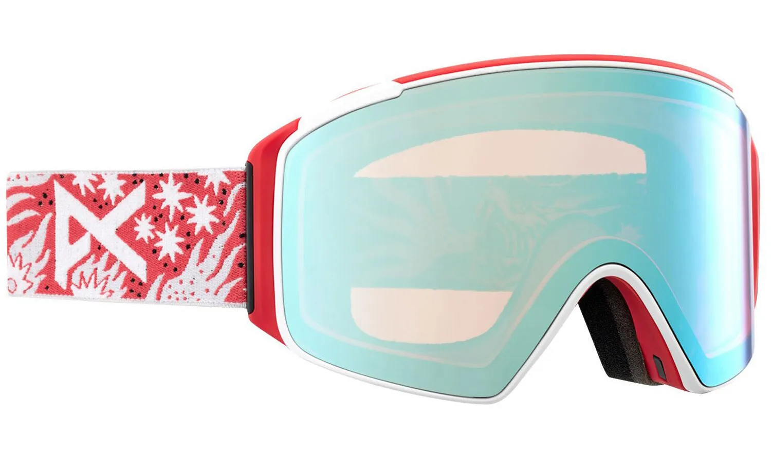 Anon M4S Cylindrical Goggles & MFI Face Mask & Spare Lens Joshua Noom / Perceive Variable Blue Lens