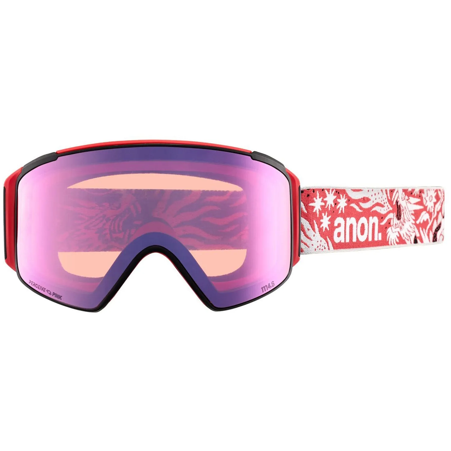 Anon M4S Cylindrical Goggles & MFI Face Mask & Spare Lens Joshua Noom / Perceive Variable Blue Lens
