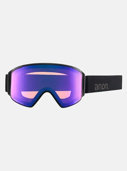 Anon M4S Cylindrical Goggles & MFI Face Mask & Spare Lens Smoke / Perceive Sun Onyx Lens