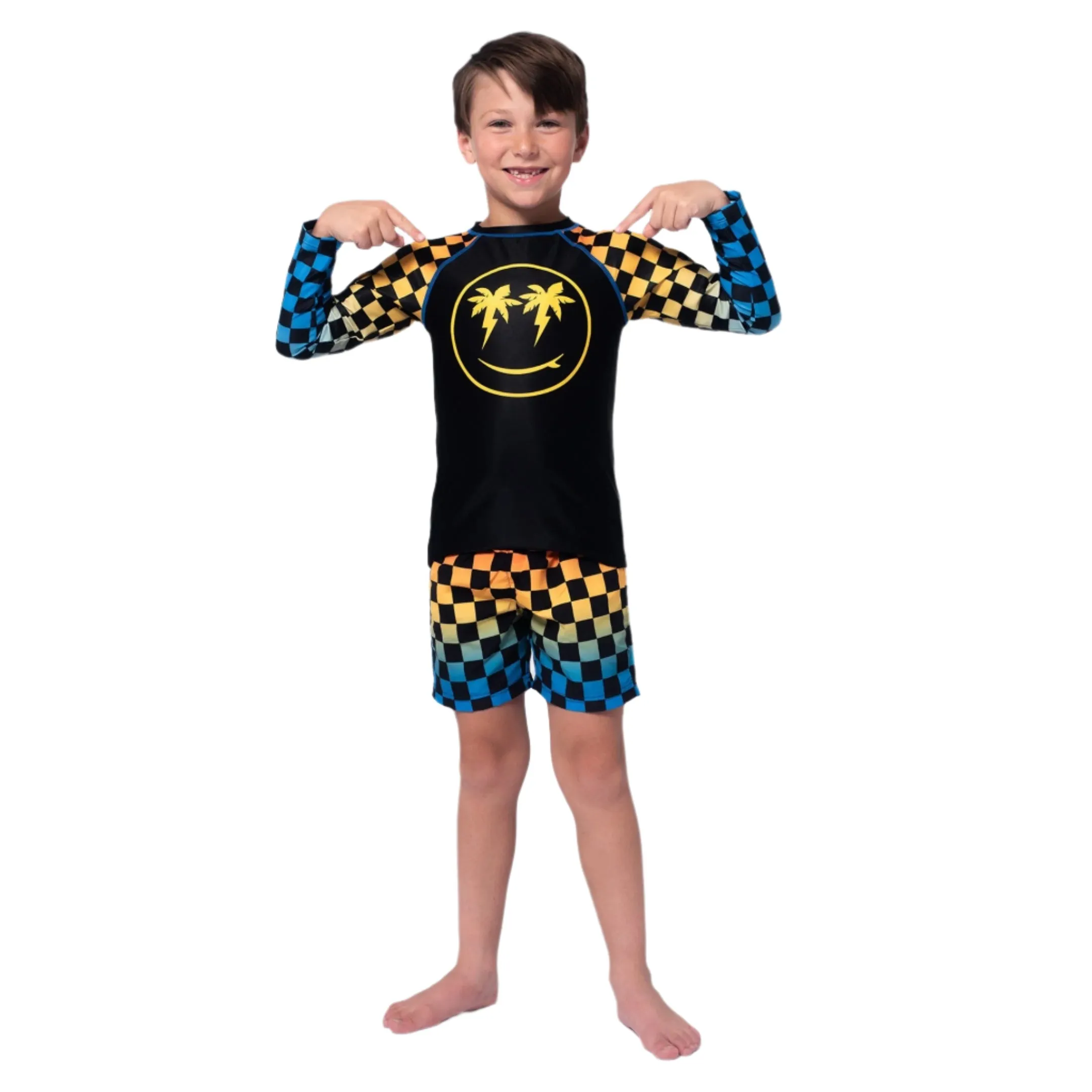 Appaman Long Sleeve Rash Guard - Happy Surfing