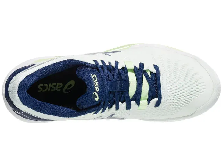Asics Gel Resolution 9 Mint/Blue Women's Tennis Shoes - 2024 NEW ARRIVAL