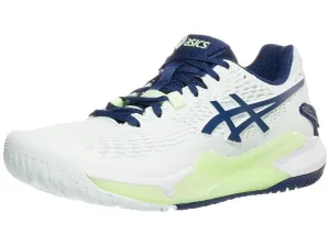 Asics Gel Resolution 9 Mint/Blue Women's Tennis Shoes - 2024 NEW ARRIVAL