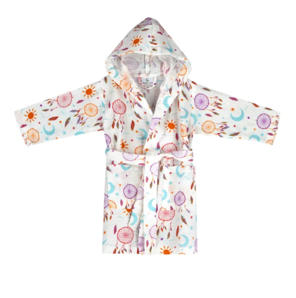 Baby Muslin Bathrobe - Moon