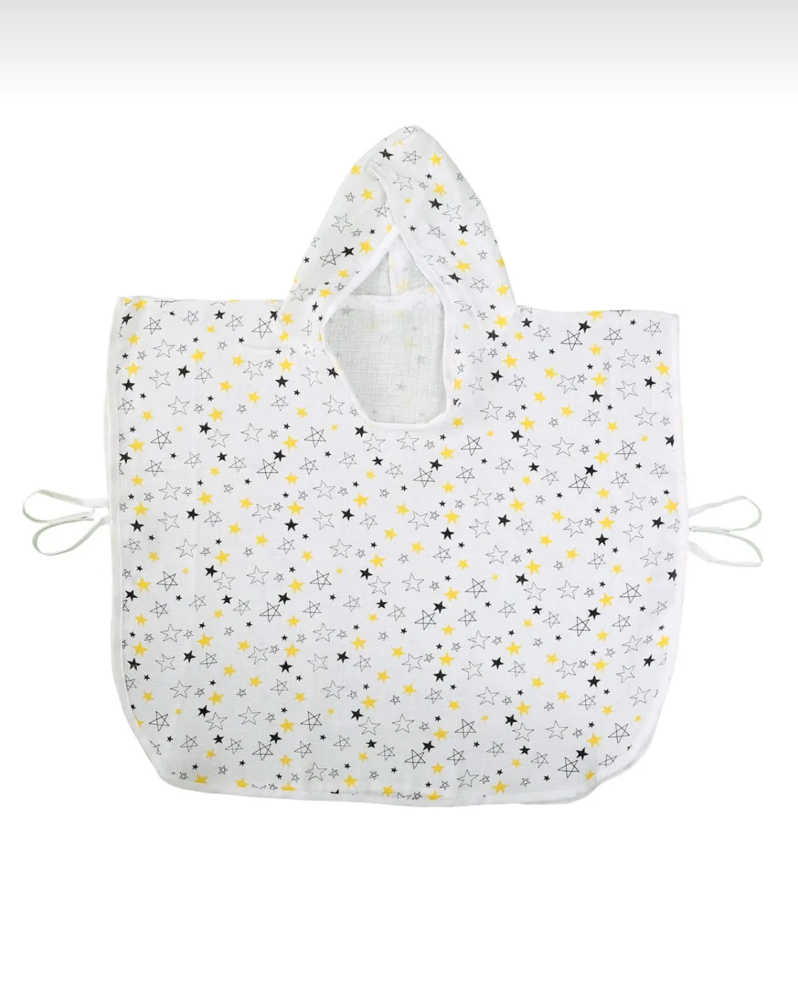 Baby Muslin Pancho - Star