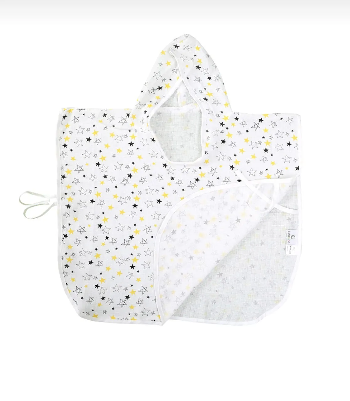 Baby Muslin Pancho - Star