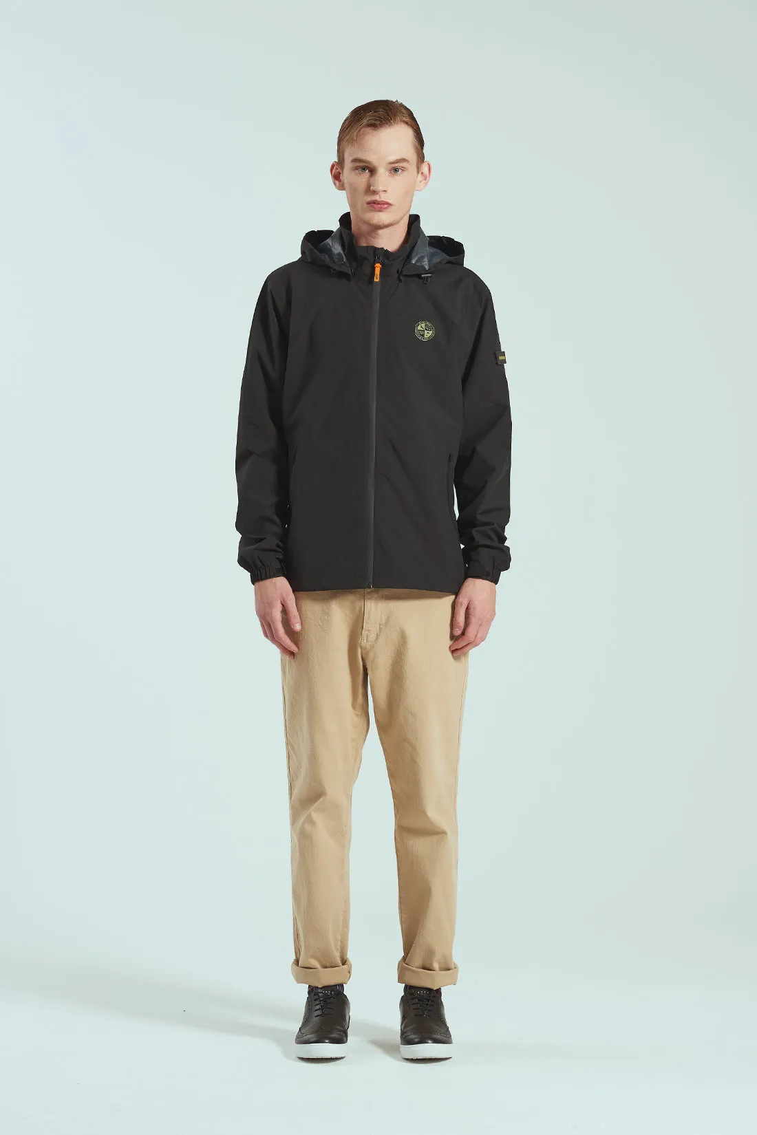 BIRDIE Mens Golf Rain Jacket - Black