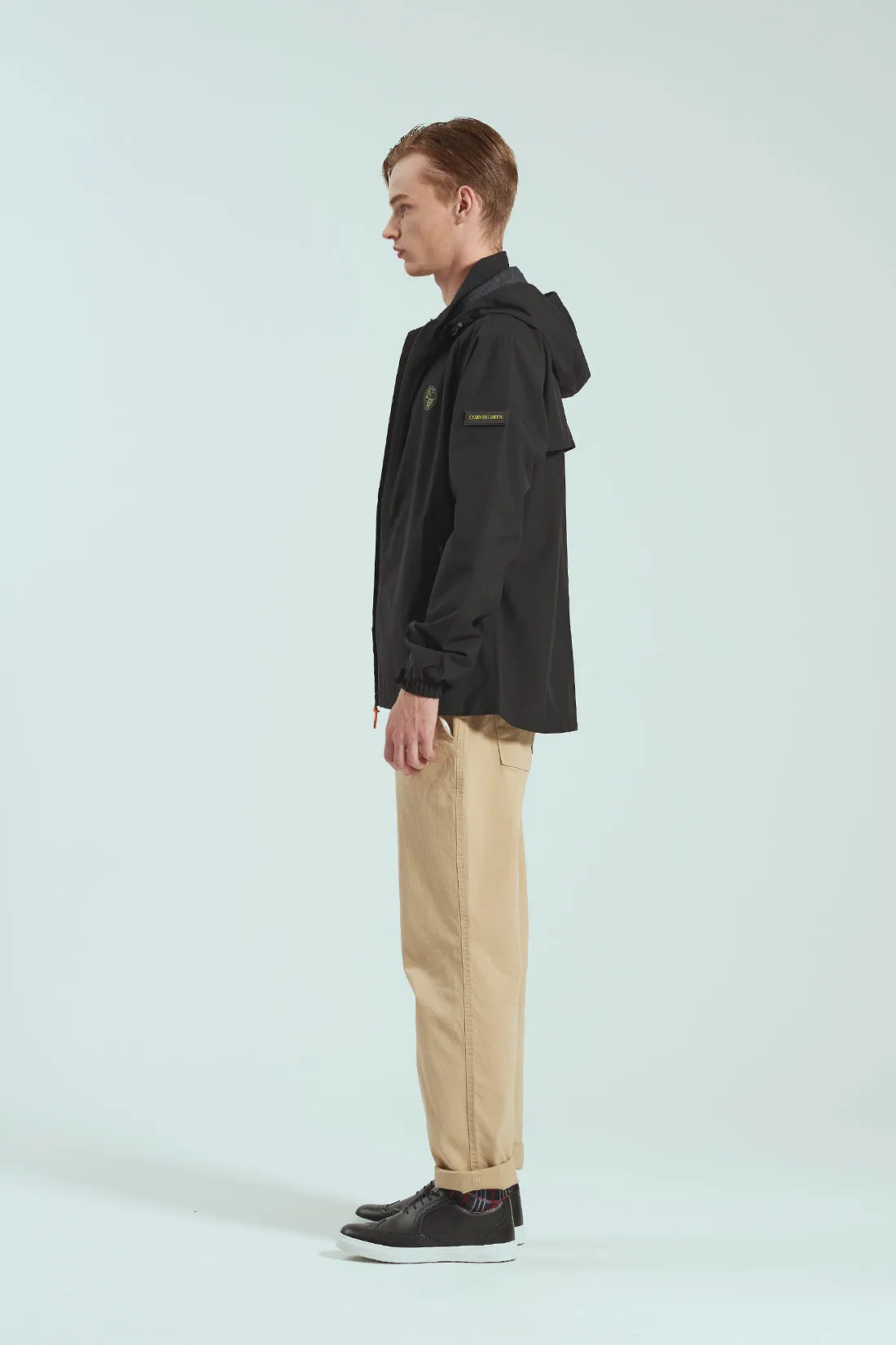 BIRDIE Mens Golf Rain Jacket - Black