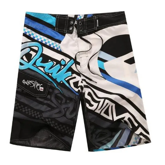 boardshorts men Board Shorts Mens New bermuda masculina man Summer Pants Beach wear Quick dry print swiming swimsuit green tie