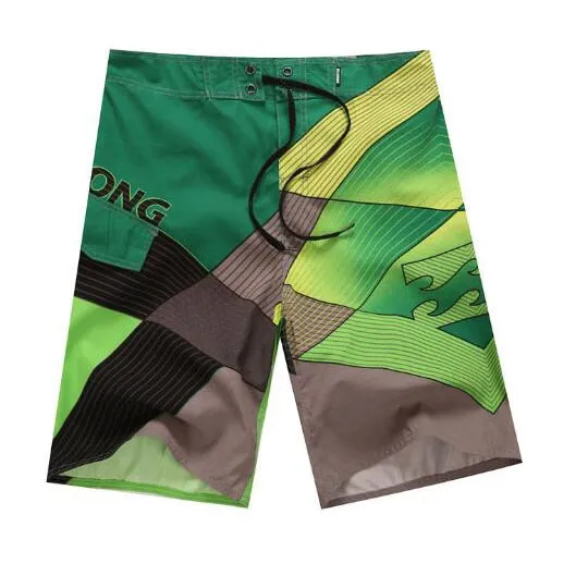 boardshorts men Board Shorts Mens New bermuda masculina man Summer Pants Beach wear Quick dry print swiming swimsuit green tie