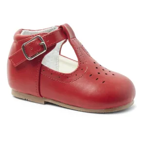 Boys Matt T Bar Shoe - Red