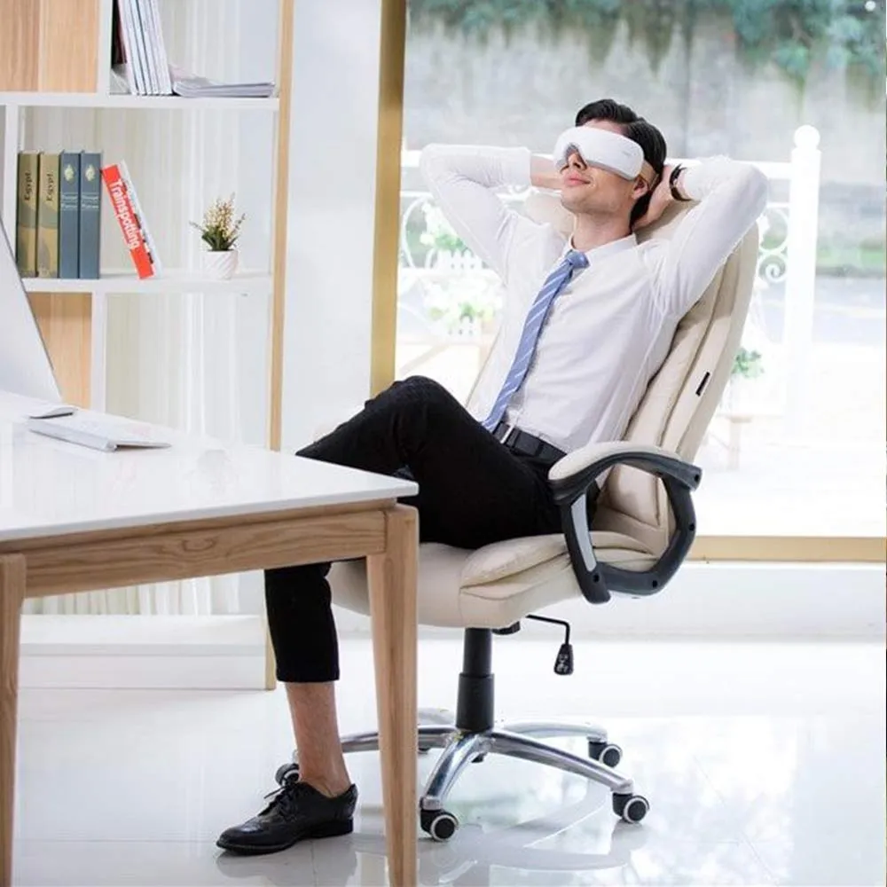 Breo iSee4 Electric Portable Eye Massager with Heating Air Pressure Music Vibration, Shiatsu Massager for Dry Eye Eyestrain Fatigue Relief