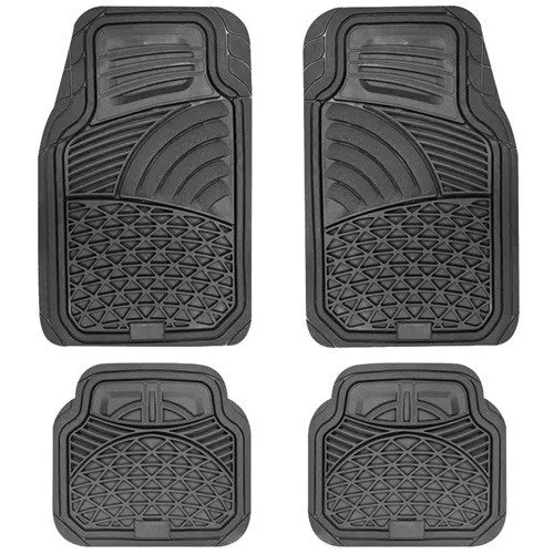 BROOKSTONE HARDWEARING LUXURY INTERIOR CAR FLOOR MATS SET