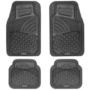 BROOKSTONE HARDWEARING LUXURY INTERIOR CAR FLOOR MATS SET