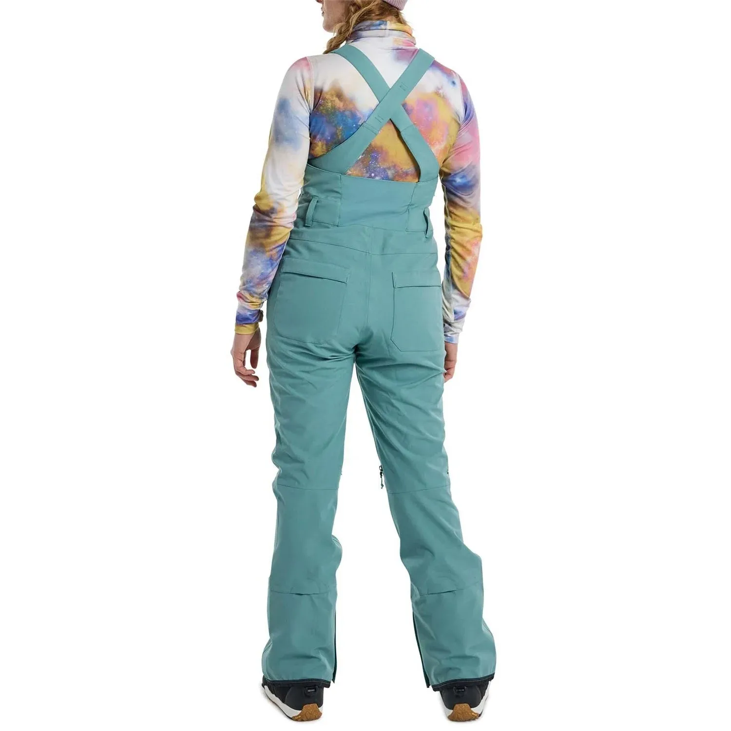 Burton Avalon Bib Pants Womens Rock Lichen
