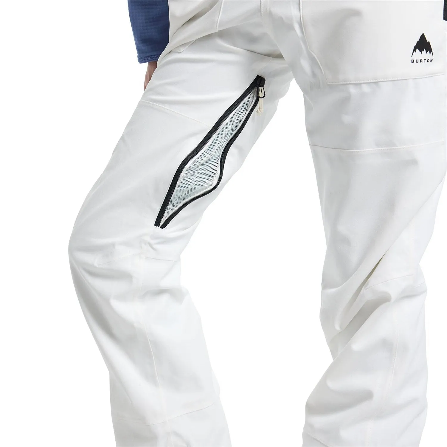 Burton Avalon Bib Pants Womens Stout White