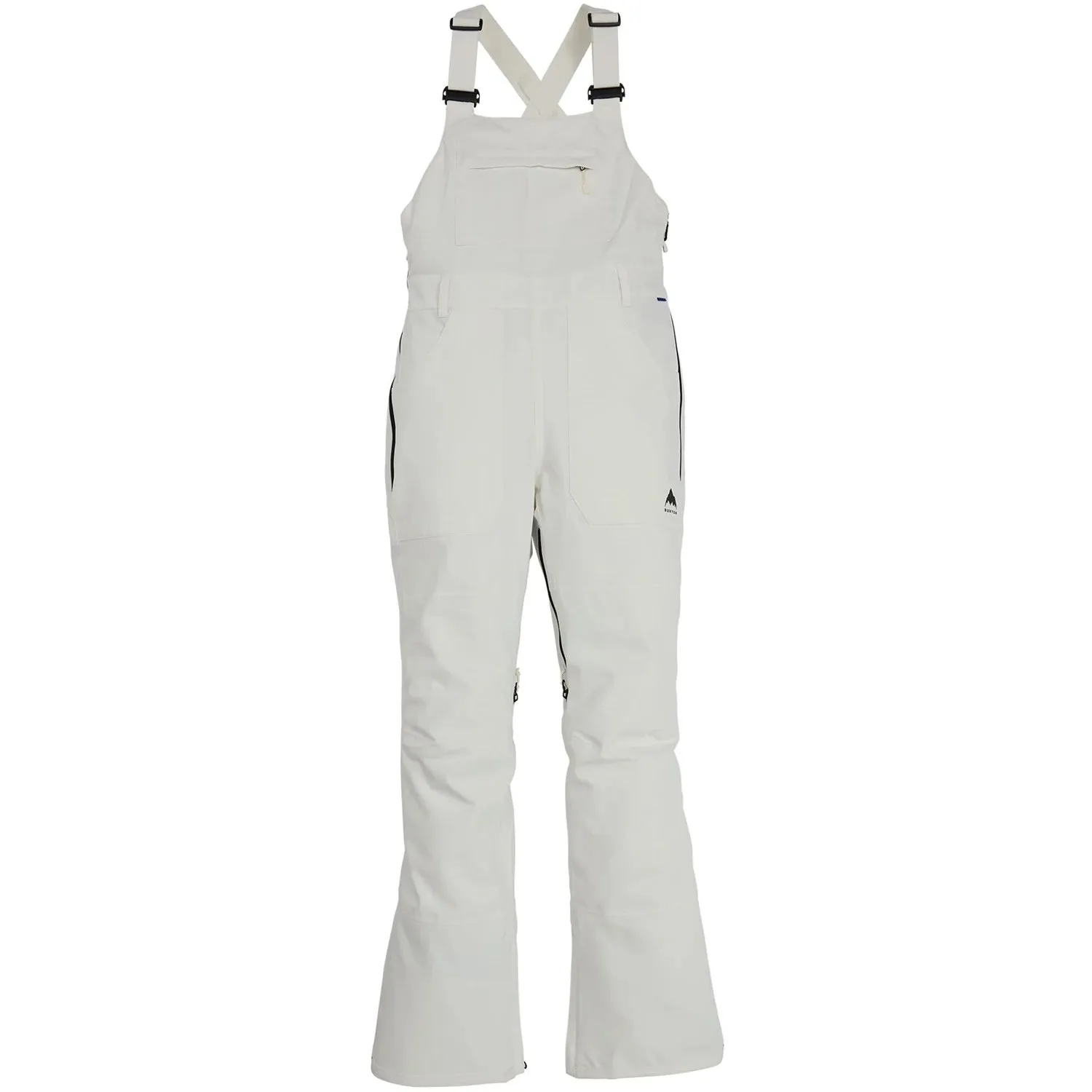Burton Avalon Bib Pants Womens Stout White
