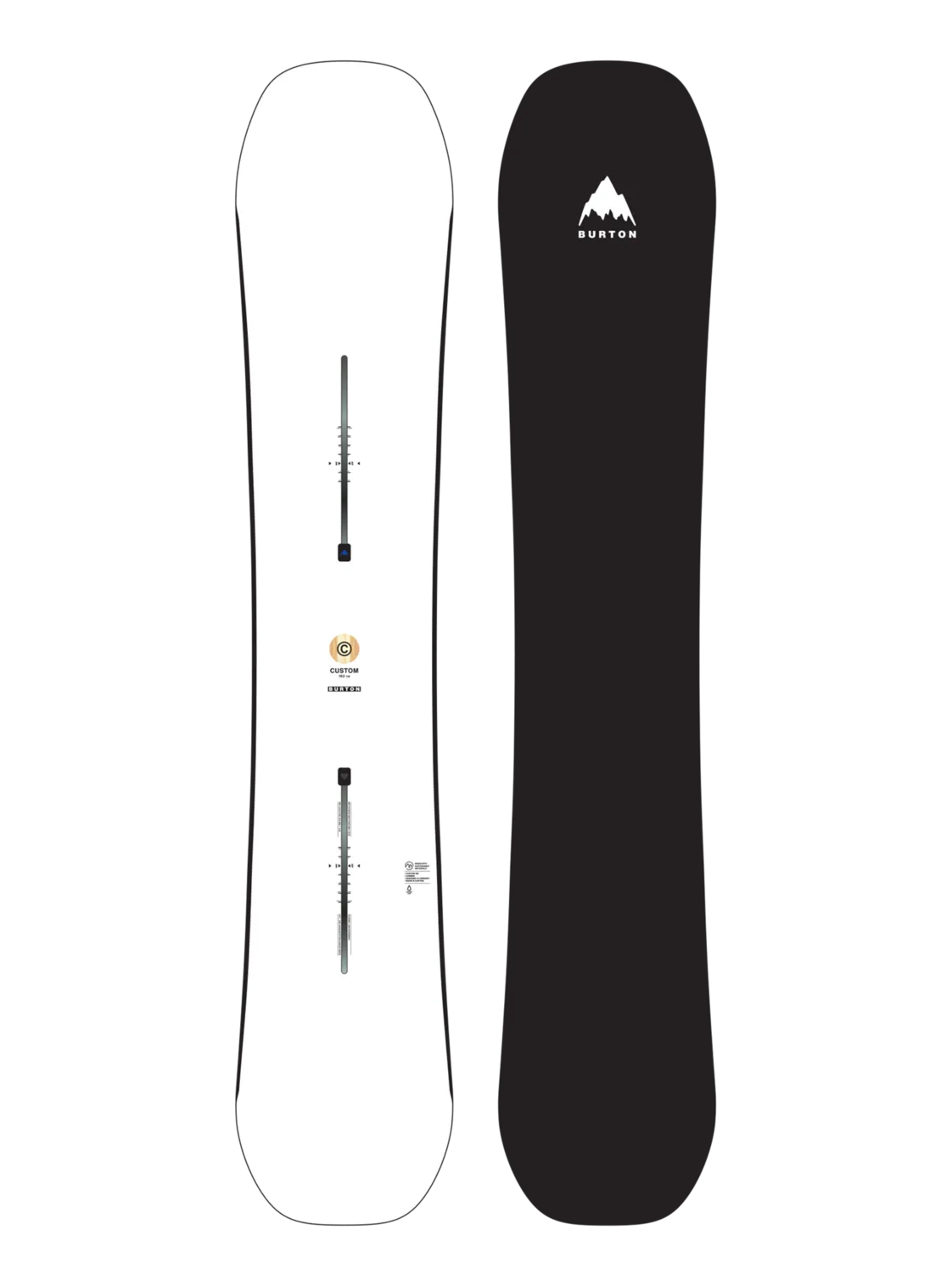 Burton Custom Flying V Snowboard Mens 2025 White