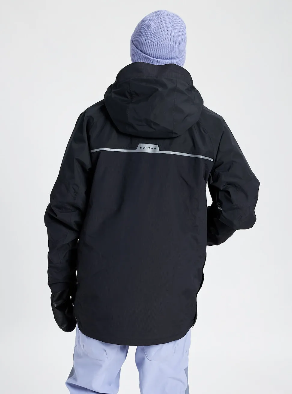 Burton Frostner Mens Anorak Jacket Black