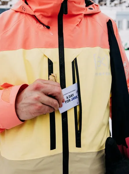 Burton Men's [ak] Swash GORE‐TEX 2L Jacket - Reef Pink/Buttermilk/Mushroom 2024