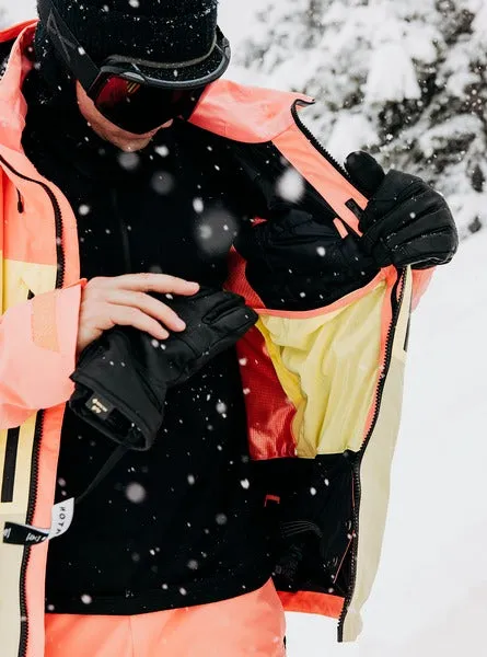 Burton Men's [ak] Swash GORE‐TEX 2L Jacket - Reef Pink/Buttermilk/Mushroom 2024