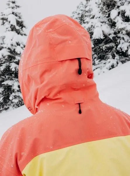 Burton Men's [ak] Swash GORE‐TEX 2L Jacket - Reef Pink/Buttermilk/Mushroom 2024