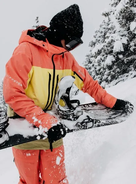 Burton Men's [ak] Swash GORE‐TEX 2L Jacket - Reef Pink/Buttermilk/Mushroom 2024