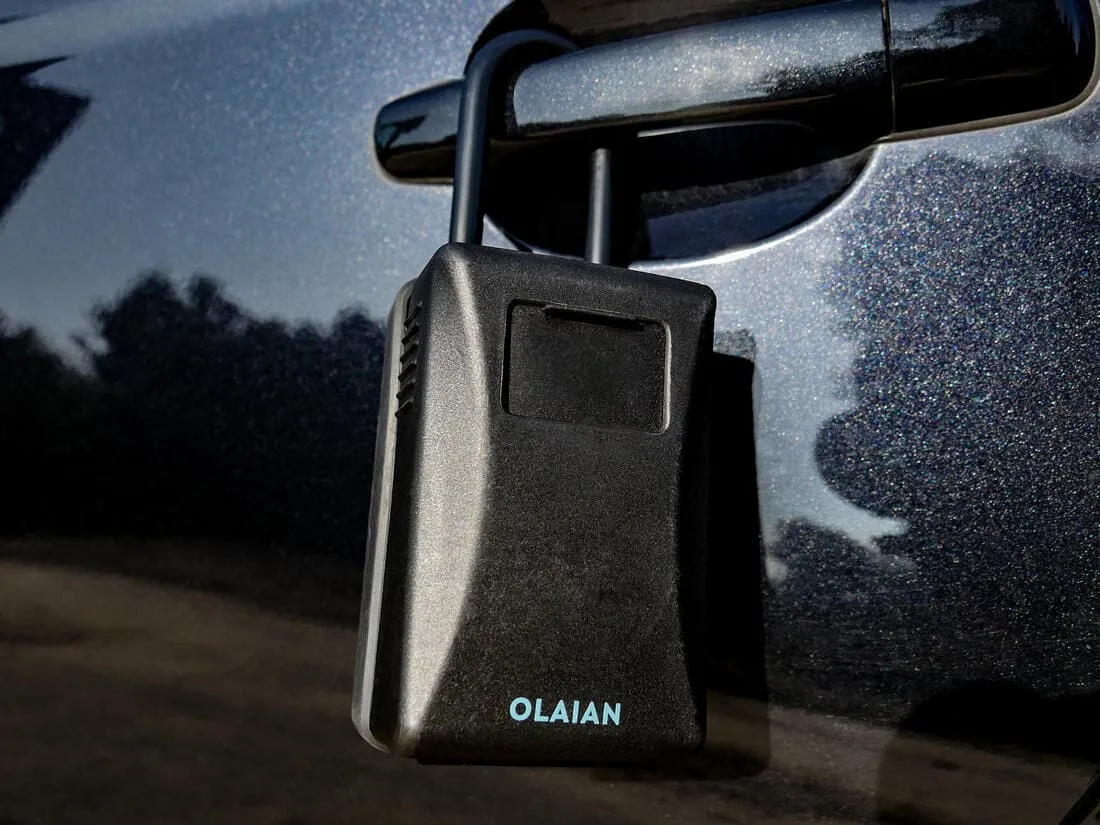 Cadenas à code pour clés de voiture - noir