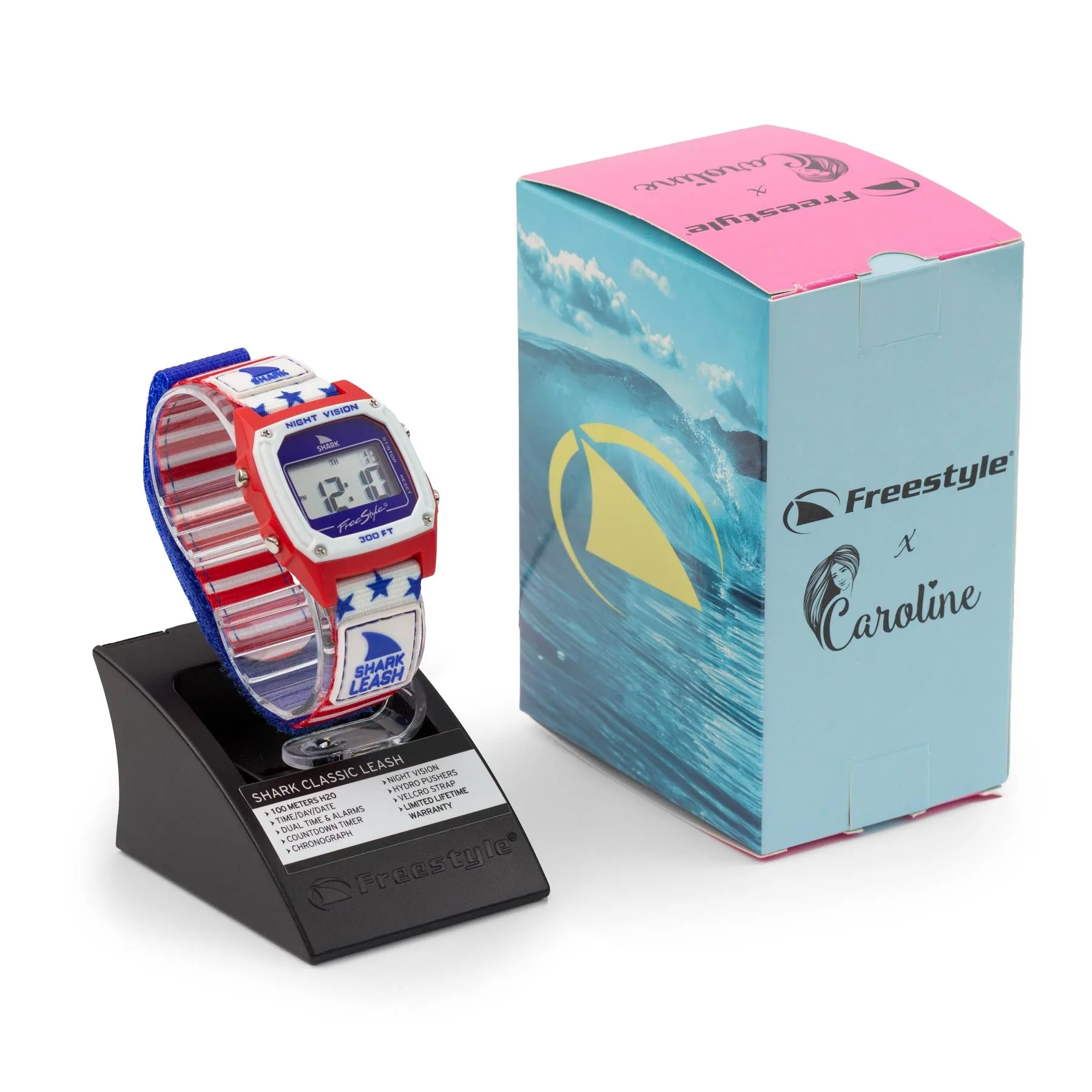 Caroline Marks Signature Shark Classic Leash Surfin USA