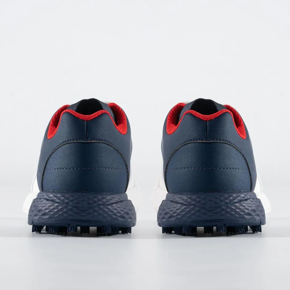 Chaussures golf grip waterproof enfant - MW500 blanc et bleu
