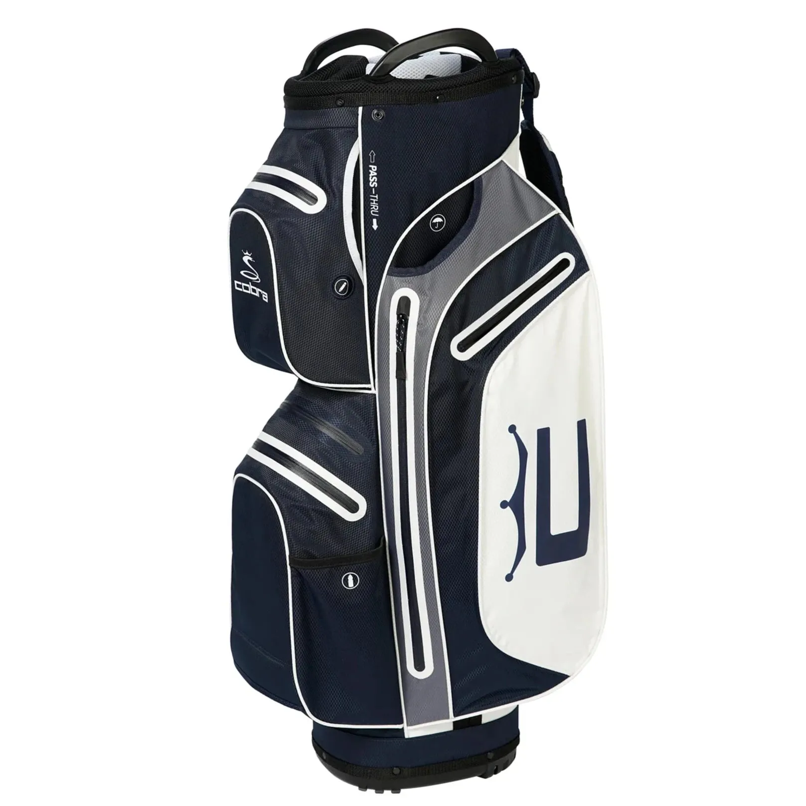 Cobra Ultradry Pro Golf Cart Bag - Navy/Whie