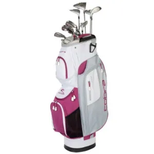 Cobra Women’s Fly XL Complete Package Set - Right Hand (10 Clubs   Cart Bag)