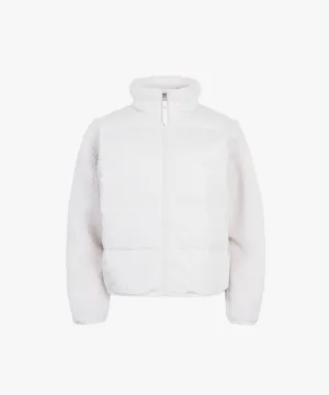 CREVE NINE: Buckle Mix Goose Jumper - Ivory