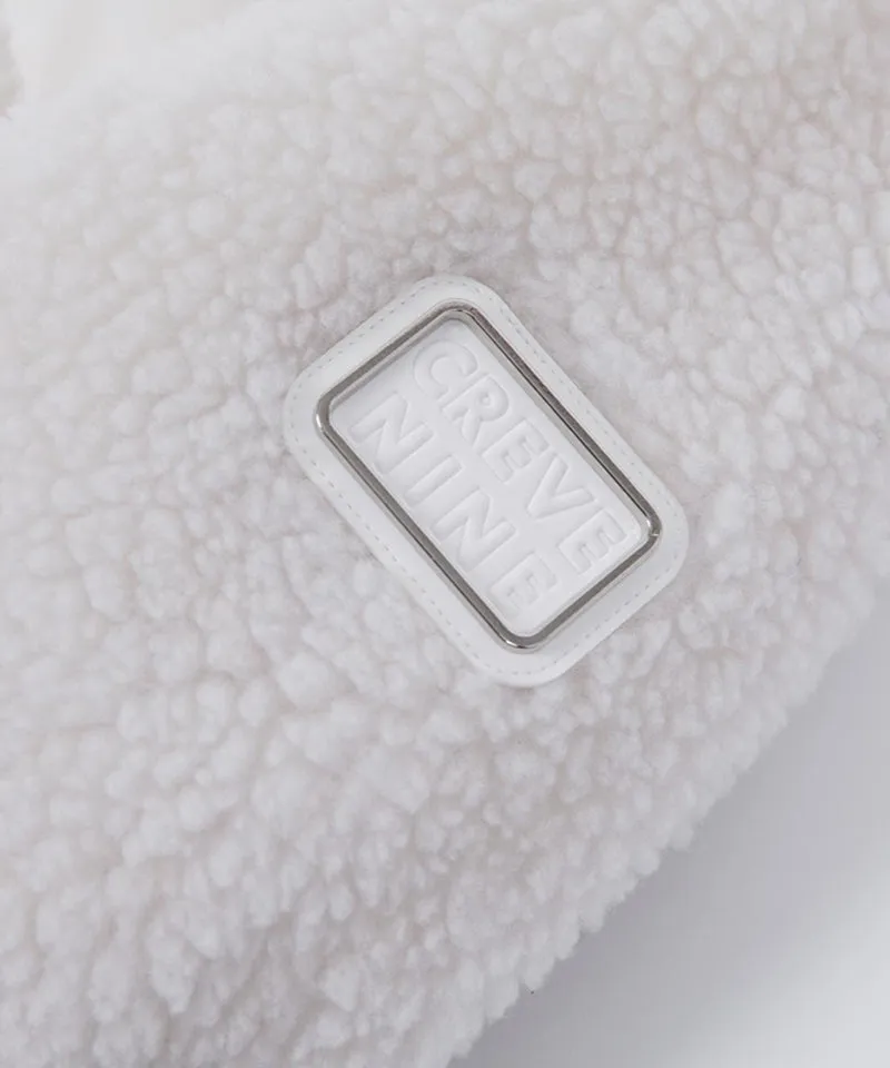 CREVE NINE: Buckle Mix Goose Jumper - Ivory