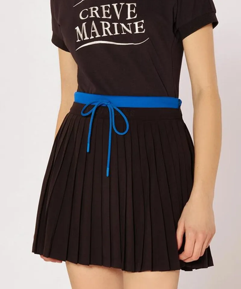CREVE NINE: Marine Pleated Skirt - 2 Colors