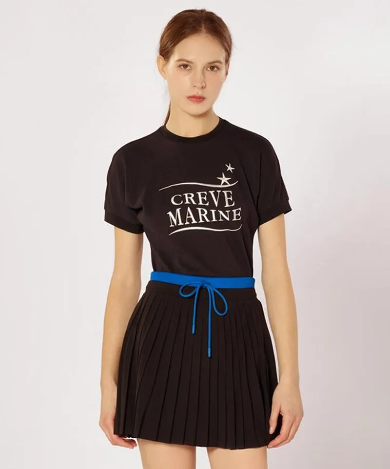 CREVE NINE: Marine Pleated Skirt - 2 Colors