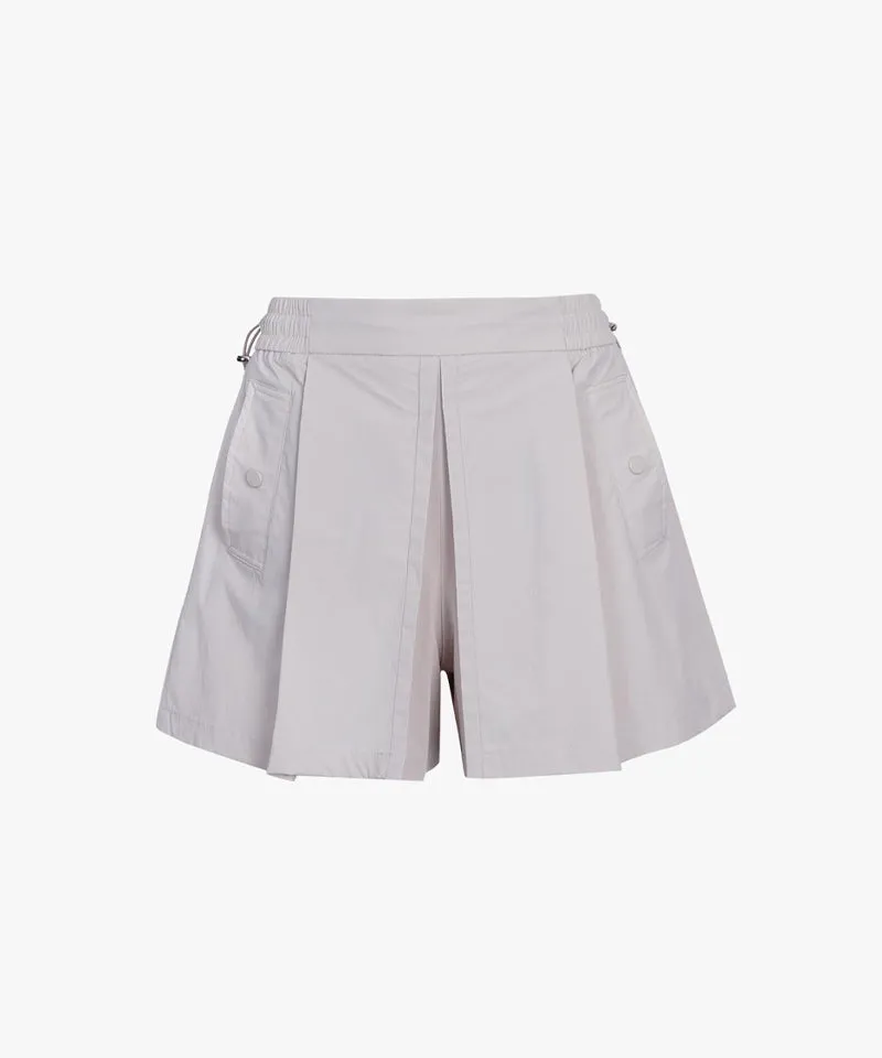 CREVE NINE: Pocket Point Banding Skirt - Cream