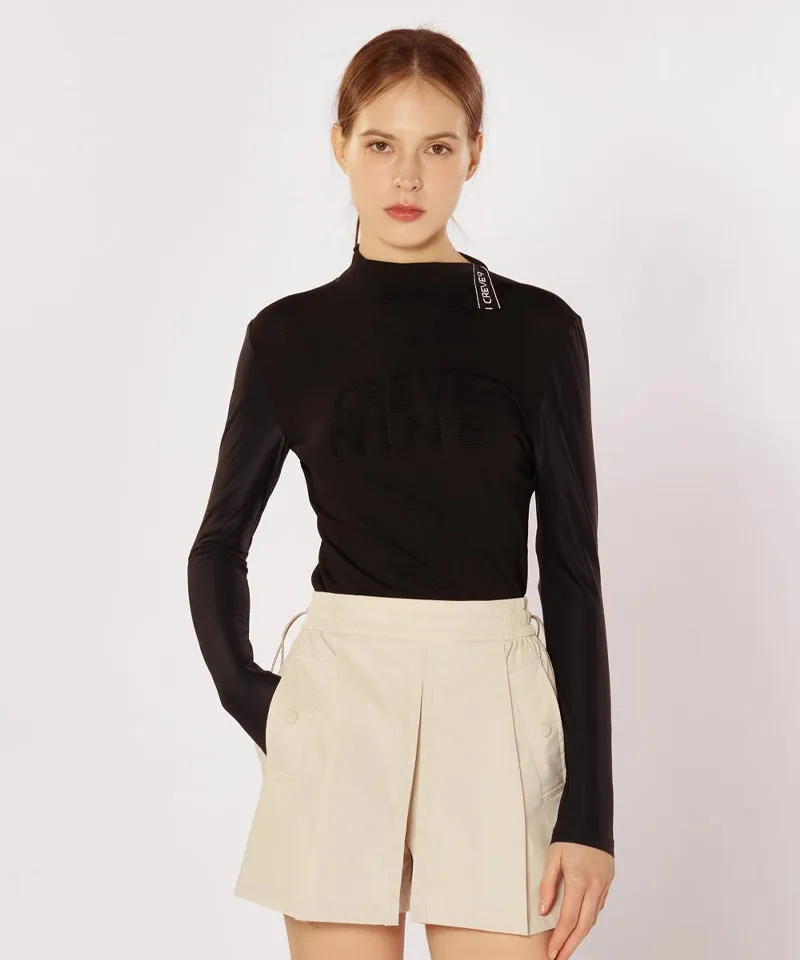 CREVE NINE: Pocket Point Banding Skirt - Cream