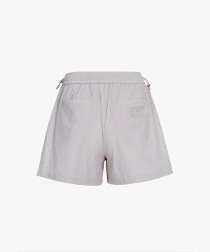 CREVE NINE: Pocket Point Banding Skirt - Cream