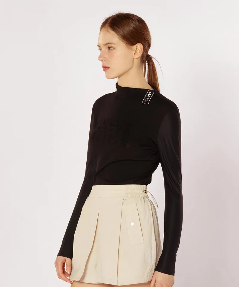 CREVE NINE: Pocket Point Banding Skirt - Cream