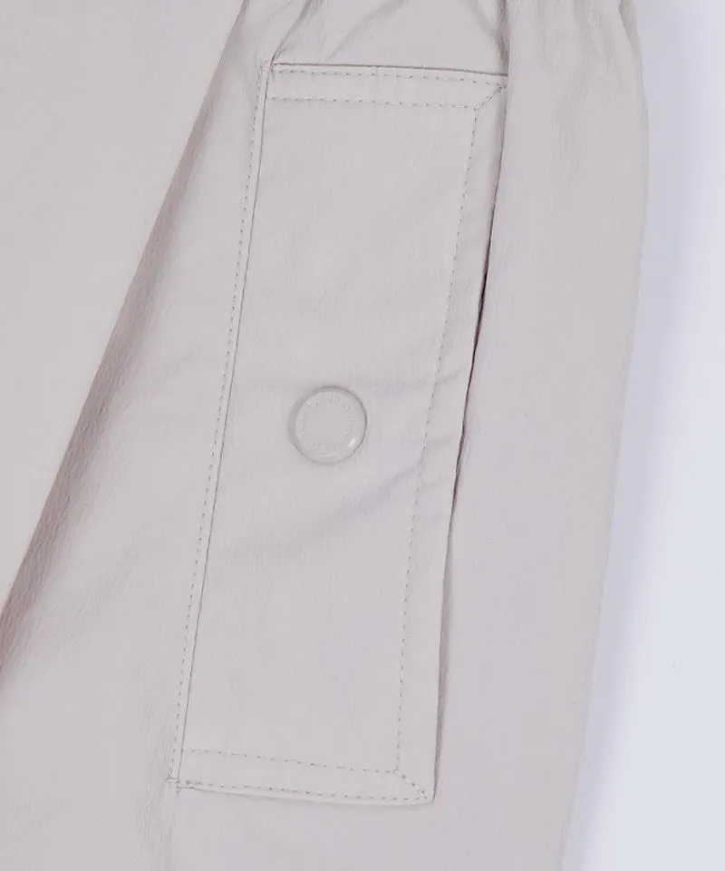 CREVE NINE: Pocket Point Banding Skirt - Cream